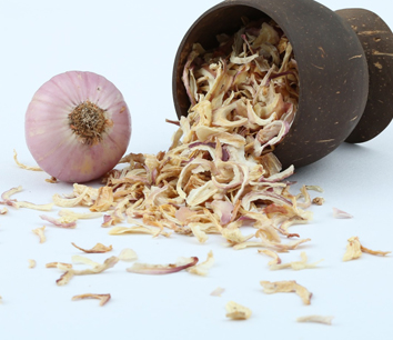 dehydrated pink onion
