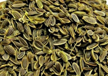 Dill seed greenish